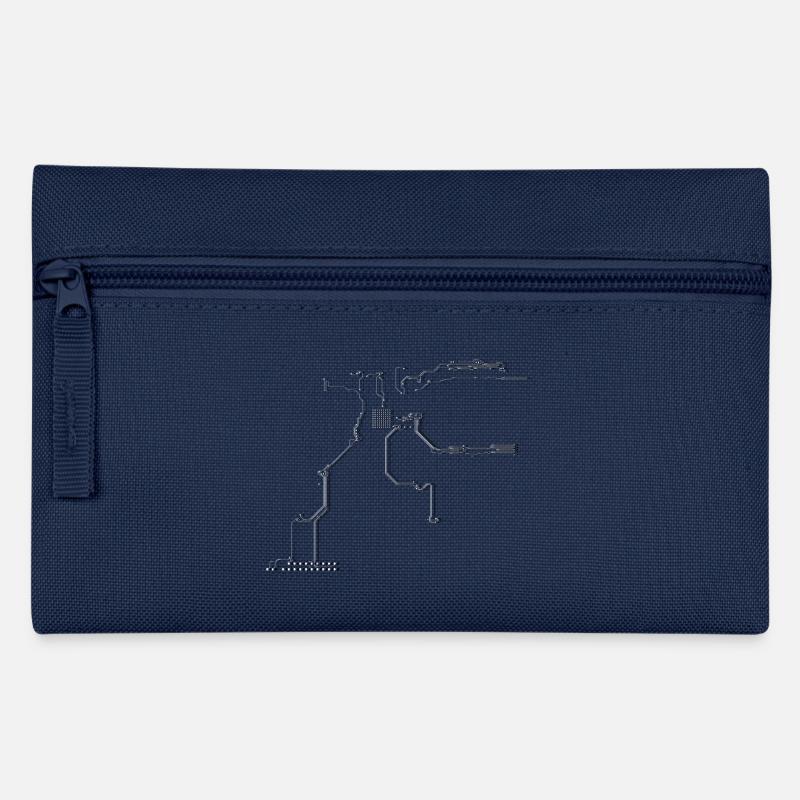 Interconnexions en blanc - Trousse - marine