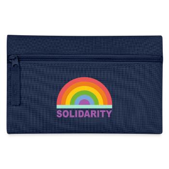 Rainbow solidarity - Pencil Case - navy - Front