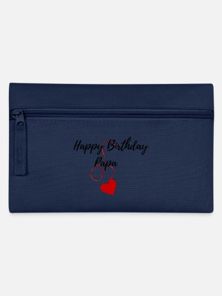 Happy Birthday Papa Lieblingsmensch Geburtstag - Federtasche - Navy