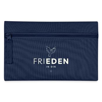 Frieden in dir - Federtasche - Navy - Vorne