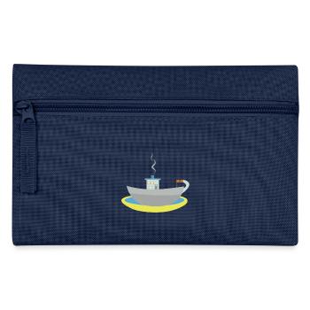 bateau tasse de café - Trousse - marine - Devant