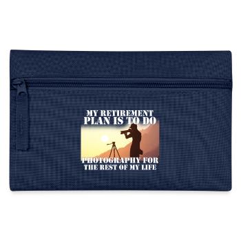 Retired Photographer - Federtasche - Navy - Vorne