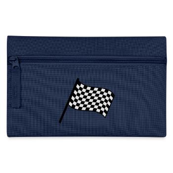 racing_flag - Pencil Case - navy - Front