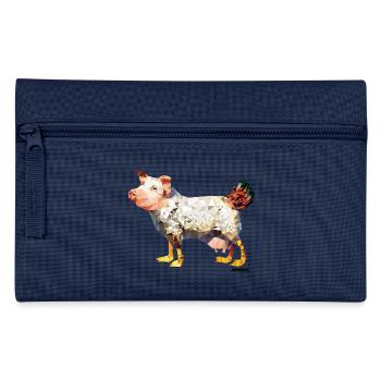 Egg-laying wool milk sow - Pencil Case - navy - Front
