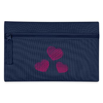 CŒUR. CŒURS. SAINT VALENTIN. LOVE. AMOUR. HEART - Trousse - marine - Devant