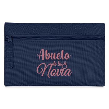 Abuelo de la Novia Bride's Grandpa Wedding Gift - Pencil Case - navy - Front