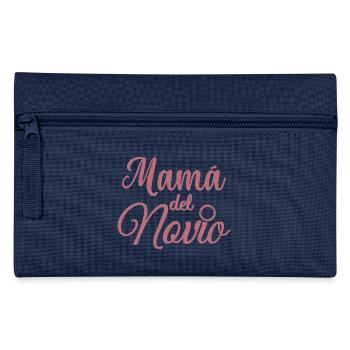 Mama del Novio Groom's Mom Wedding Gift - Pencil Case - navy - Front