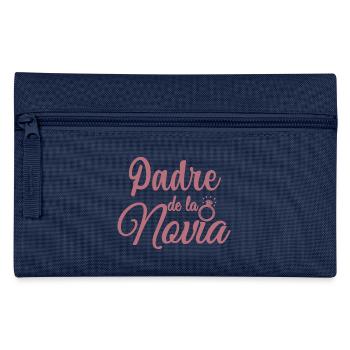 Padre de la Novia Bride's Father Wedding Gift - Pencil Case - navy - Front