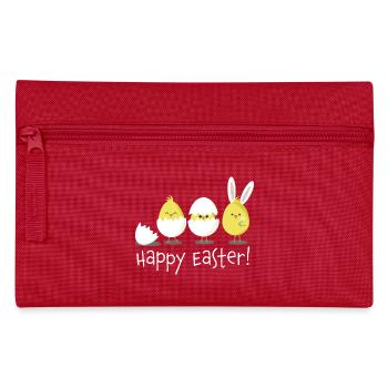 Joyeuses Pâques Poussin Oeuf Oeuf de Pâques - Trousse - rouge - Devant