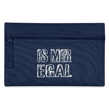 Is Mir Egal - Federtasche - Navy - Vorne