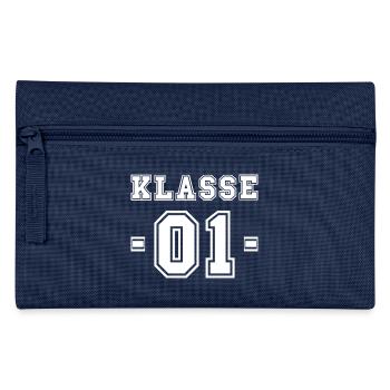 Klasse 1 - Erstklässler Schulkind Einschulung - Federtasche - Navy - Vorne