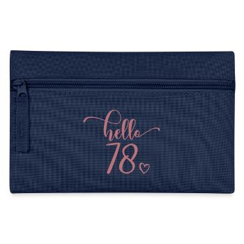 Hello 78 - Mignon cadeau de 78e anniversaire pour femmes - Trousse - marine - Devant