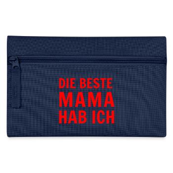 die Beste Mama hab ich - Federtasche - Navy - Vorne