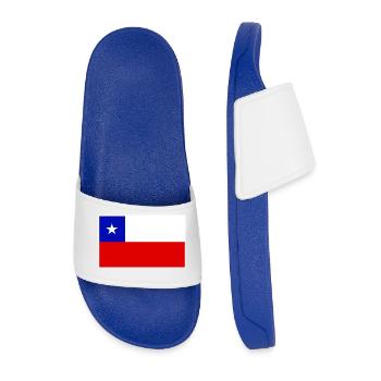 Chile Flag Classic Frame - Männer Badelatschen - Königsblau - Vorne
