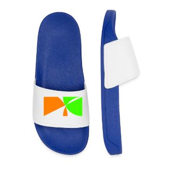 Restez sur la balle! - Claquettes Homme - bleu roi - Devant