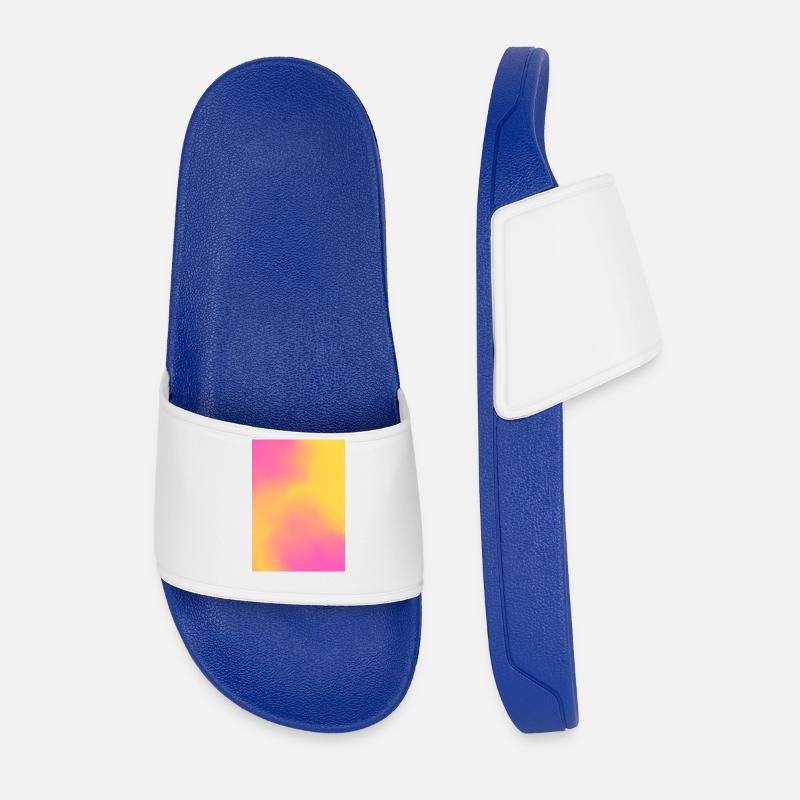 Gradient - gul pink kan tilpasses - Badesandaler til mænd - kongeblå