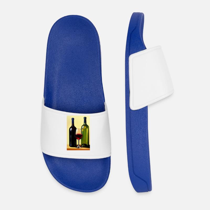 Wein Trinker - Männer Badelatschen - Königsblau