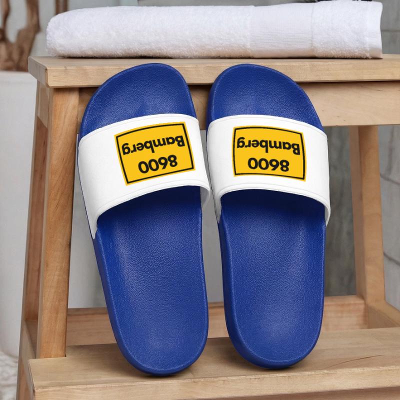 OLD POSTCODE POSTCODE RETRO 8600 BAMBERG FRANKEN Men’s Pool Sliders