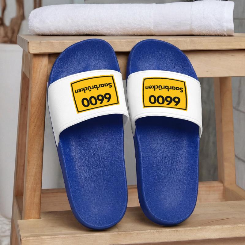 OLD POSTCODE POSTCODE RETRO 6600 SAARBRÜCKEN SAAR Men’s Pool Sliders