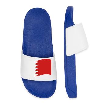 Drapeau de Bahreïn - Claquettes Homme - bleu roi - Devant