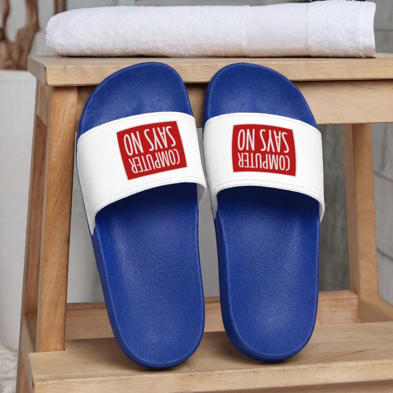 Computer Says No Funny Programmer Nerd Technique Men’s Pool Sliders