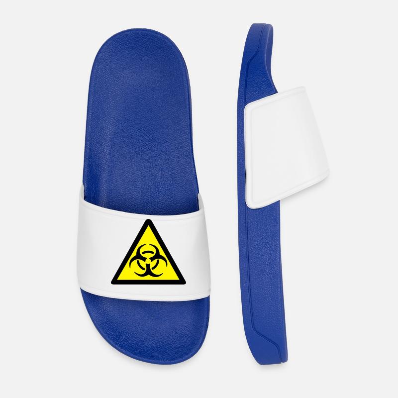 Biohazard Warnung - Männer Badelatschen - Königsblau