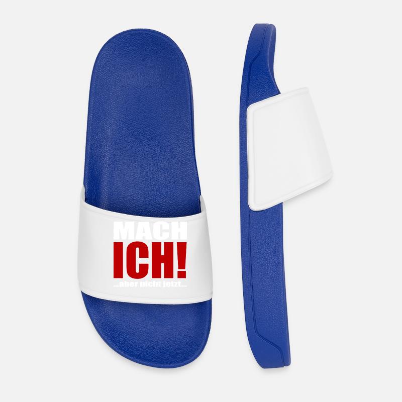 Mach ich aber jetzt nicht - Männer Badelatschen - Königsblau