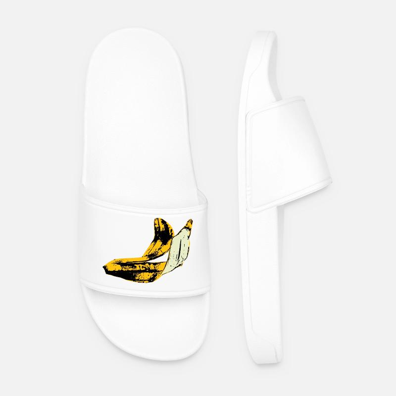 Banana Peel - Männer Badelatschen - Weiß
