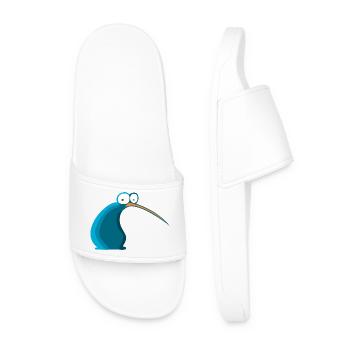 Oiseau Cartoon de Nouvelle-Zélande Kiwi - Claquettes Homme - blanc - Devant