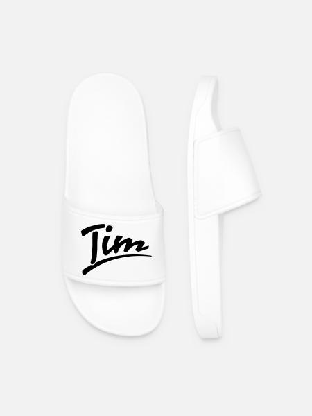 Tim | tim - Claquettes Homme - blanc