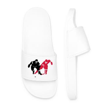 Hockey - Claquettes Homme - blanc - Devant