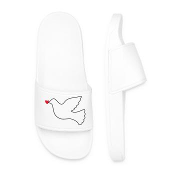 Colombe de la Paix Paix Liberté - Claquettes Homme - blanc - Devant