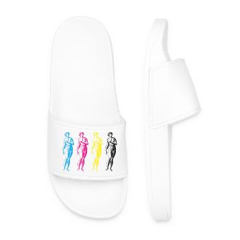 Statues CMJN - Claquettes Homme - blanc - Devant