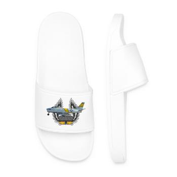 F-86 Sabre - Men’s Pool Sliders - white - Front