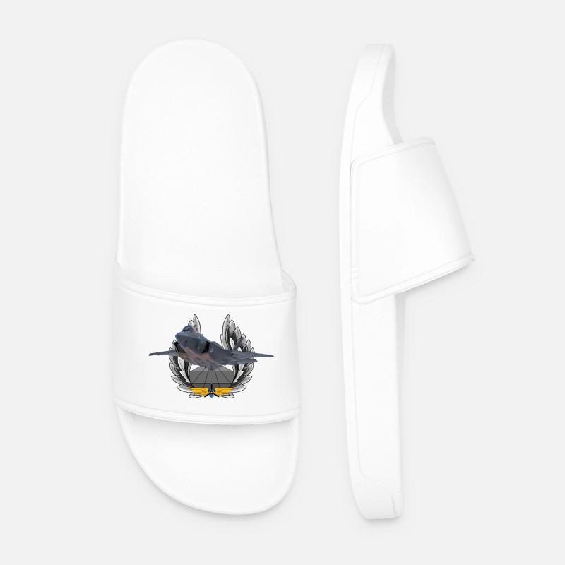F-35 Lightning II - Men’s Pool Sliders - white