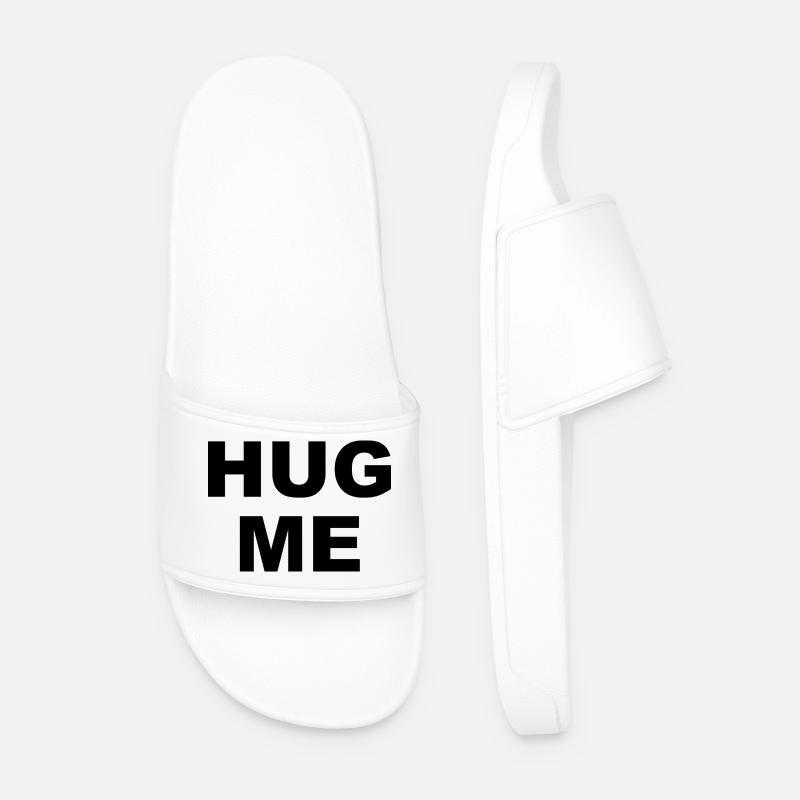 HUG ME - Männer Badelatschen - Weiß