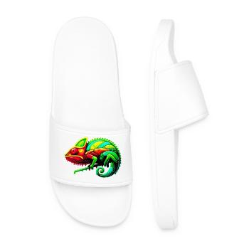 Chameleon - Men’s Pool Sliders - white - Front