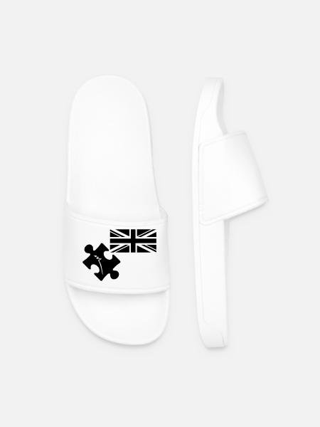 Puzzle John Spilsbury - Claquettes Homme - blanc