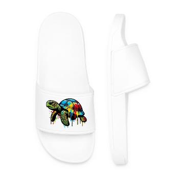 Turtle - Men’s Pool Sliders - white - Front