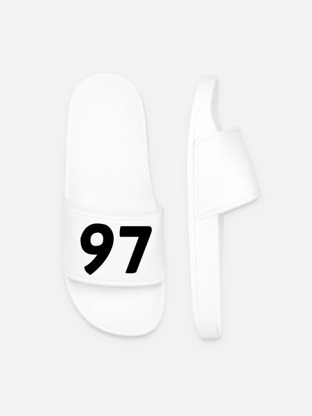 97 - Claquettes Homme - blanc