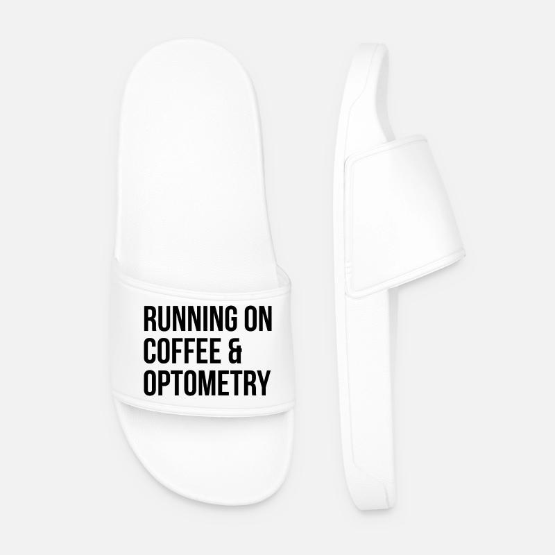 Optometry - Men’s Pool Sliders - white