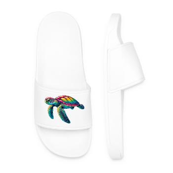 Turtle - Men’s Pool Sliders - white - Front