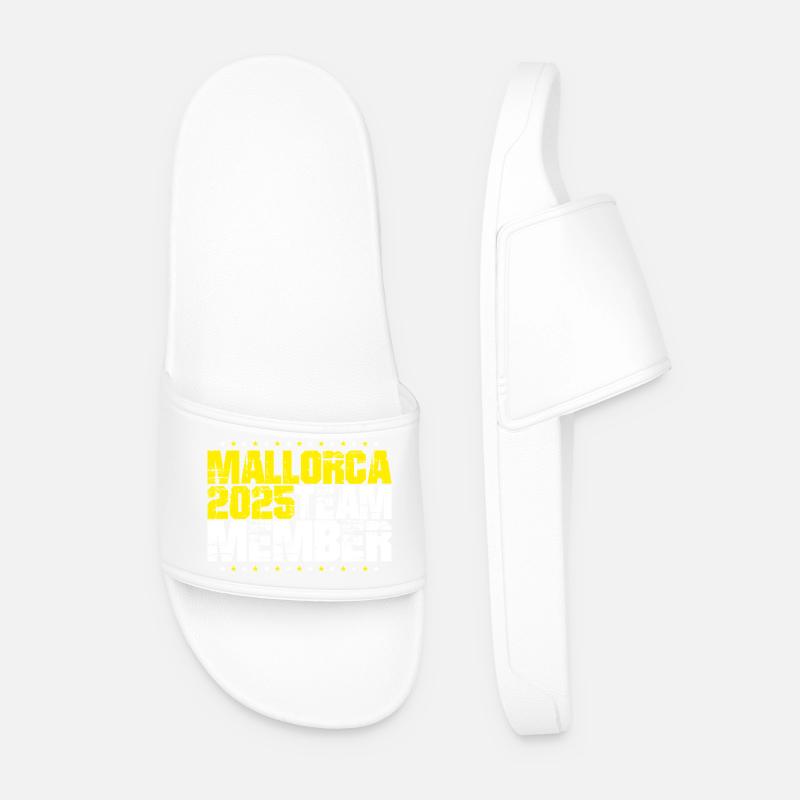 Majorque 2025 Équipe - Claquettes Homme - blanc