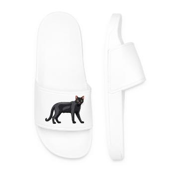Cute Bombay Cat - Cat Sticker - Männer Badelatschen - Weiß - Vorne