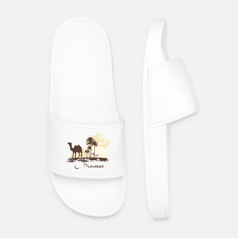 Morocco - Men’s Pool Sliders - white