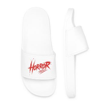 Horror - Killer Blood Design - Men’s Pool Sliders - white - Front