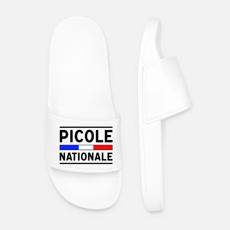 Nationale Trinkgasse Neues Design - Männer Badelatschen - Weiß