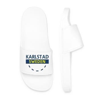Karlstad, Suède, Emblème - Claquettes Homme - blanc - Devant