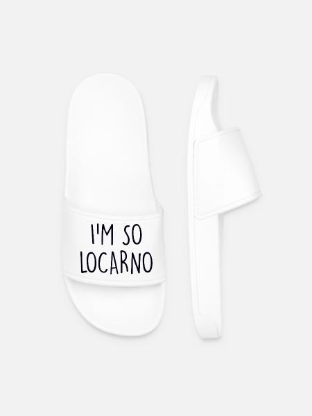Locarno Switzerland Schweiz - Men’s Pool Sliders - white
