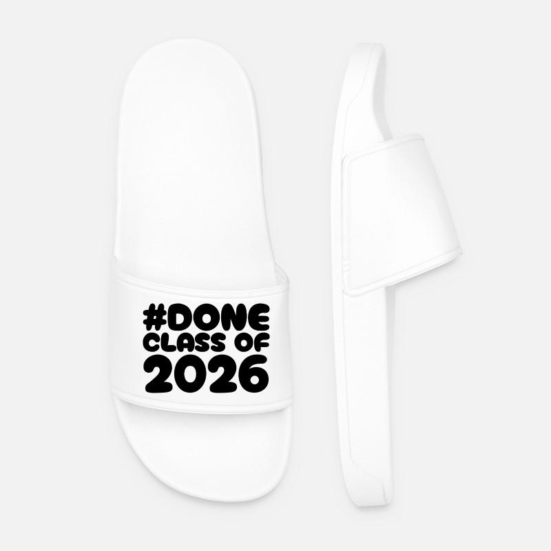 Please provide design - Men’s Pool Sliders - white